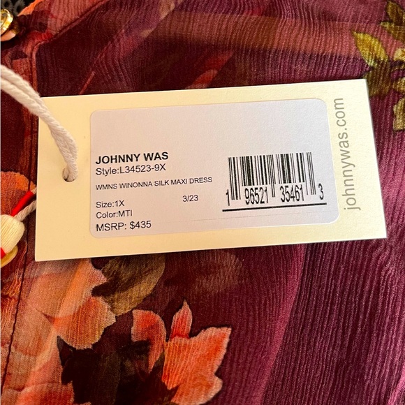 JOHNNY WAS Winona Silk Maxi Dress - Picture 13 of 15
